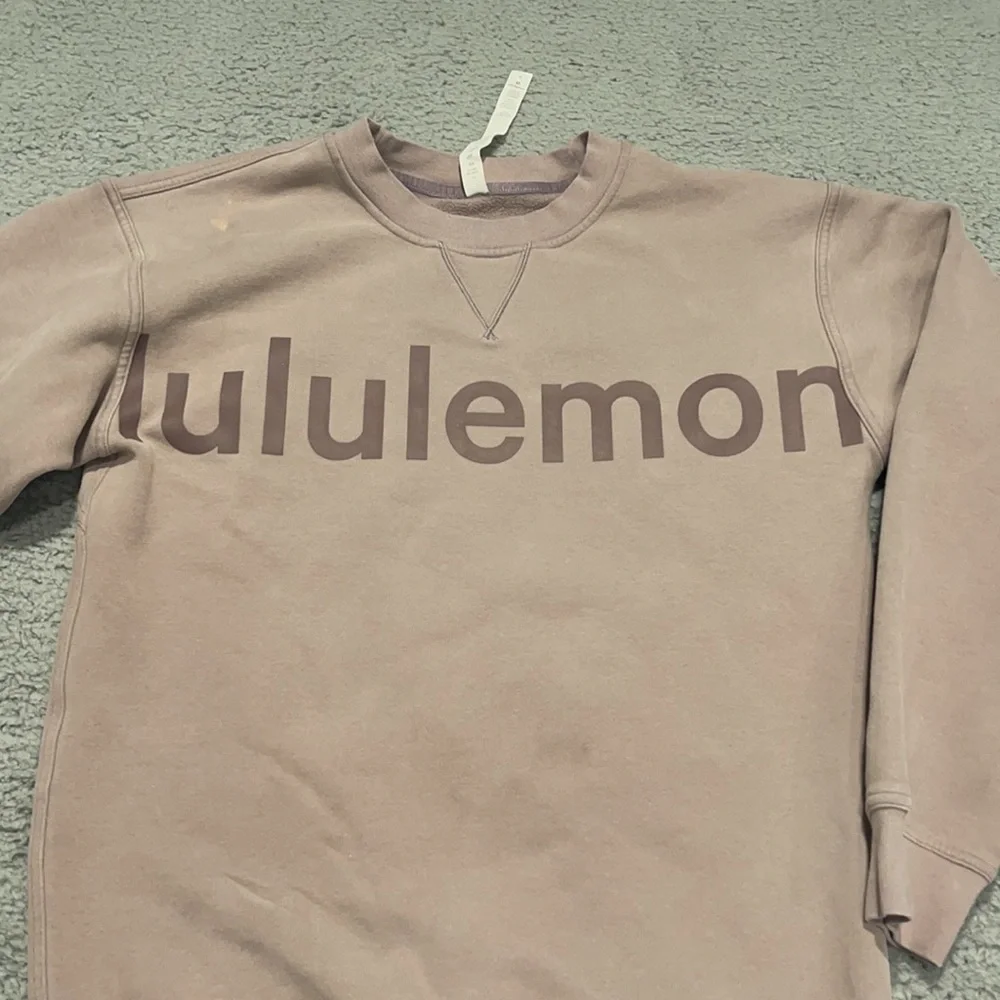 Lululemon All Yours Crew *Graphic Violet Verbena size 6